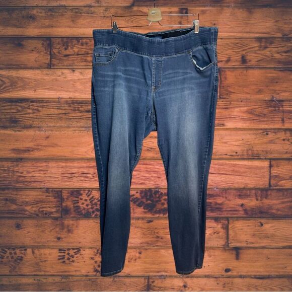 Old Navy Pull On Rockstar Jeggings Jeans Size 26 Plus Long - Picture 1 of 8